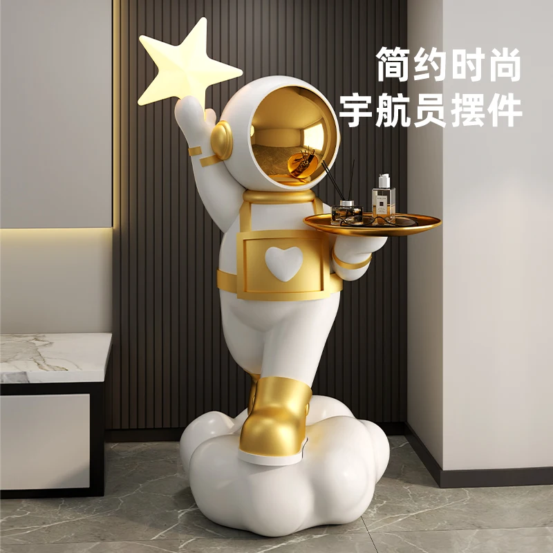 

HXL Spaceman Astronaut Decoration Living Room TV Cabinet beside Sofa Floor-Standing Decorations