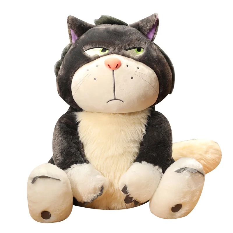Kawaii Fallen Angel Lucifer Cat Plush Toy Stuffed Animal Lucy Pussy Pillow Cup Boba Plushie Doll Home Decor Gift Doll Kids Girl