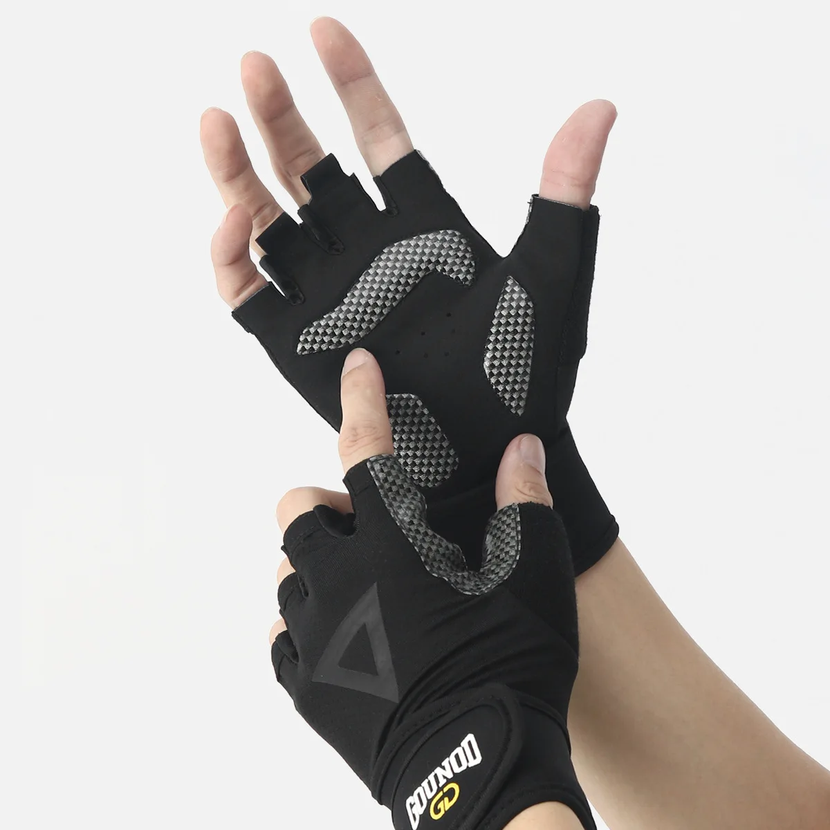 1Pair Gym Gloves Fitness Weight Lifting Gloves Body Building Training Sports Exercise Cycling Sport Workout Glove for Men Women 3