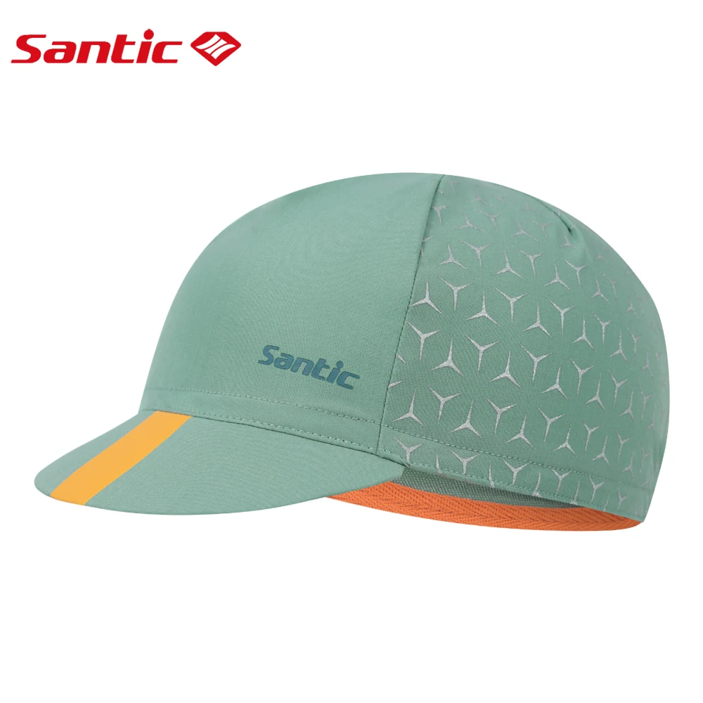 Santic Cycling Hat MTB Sports Cap New Breathable Quick-Drying Reflective Bicycle Riding Professional Sun Protection Sun Hat cycling caps sports headwear