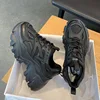 Fried Street Thick-soled Torre Shoes Women's Breathable Mesh Surface Spring Autumn Black All-match Ins Trendy Casual Sneakers 5