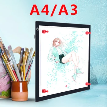 A4/A3 Drawing tablet wacom with magnet Tablet LED Diamond Painting Light Pad Board Portable Board for X-ray film viewer