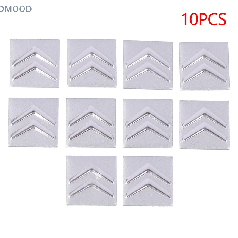 10 Pcs 16Mm Car Key Shell Square Emblem Symbol Sticker Per Psa 208 308 2008 3008 508 C 2 3 4 Smi Ds