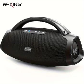 W-KING 200W RMS Portable Bluetooth Speakers, Massive Bass Party Boombox IPX7 Waterproof Speaker Large, Loud Outdoor Speaker 1