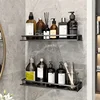 Space Aluminum Bathroom Rack, Wall-Mounted Shower Rack, Bathroom Hanging Plate, Bathroom Accessories 5