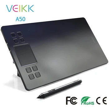 VEIKK A50 10 x6 inch Professional Graphics Drawing Tablet Type-C interface with 8192 Level Battery-Free for Digital Drawing Pad