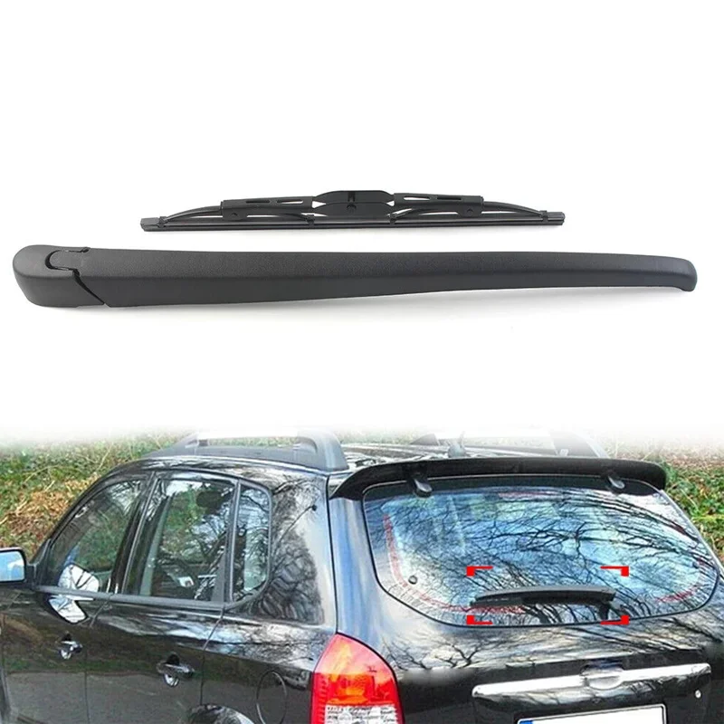Car Rear Windshield Wiper Arm Blade Set For Kia Sportage JE KM 2004 2005 2006 2007 2008 2009 2010 2