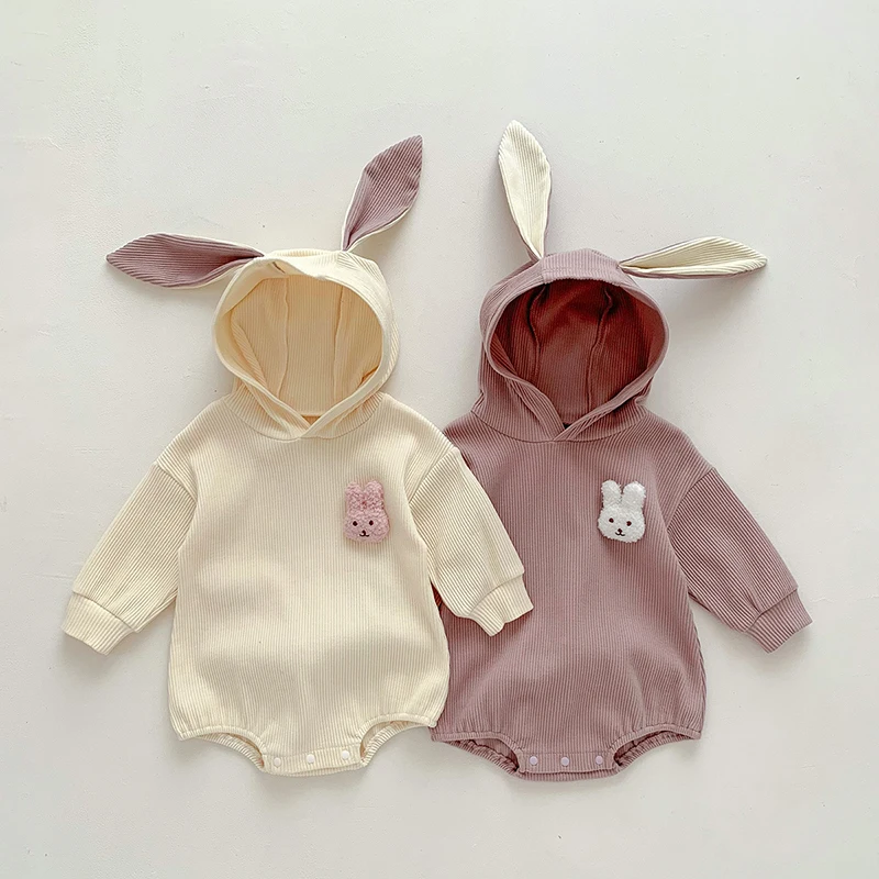 

3 6 12 18 24 Month Baby Romper Cute Easter Rabbit Infant Girls Jumpsuit Spring Autumn Long Sleeve Baby Boy Clothes Birthday Gift