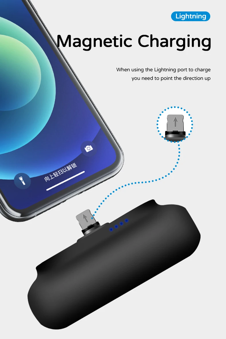 wireless power bank for iphone 6097 Power Bank 3000mAh For iPhone 13 Portable Charger Magnetic Power Bank Emergency External Battery Portable Mini Powerbank smart power bank