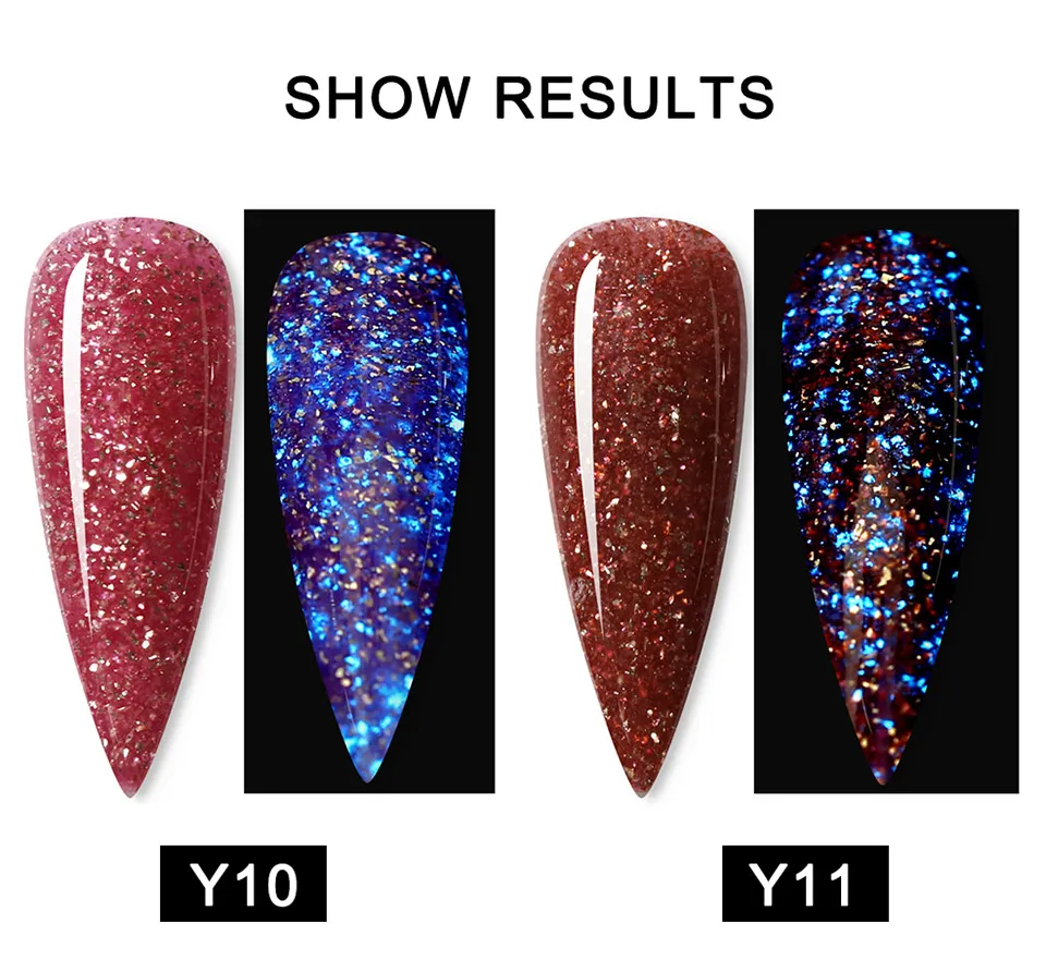 30ml Semi-Permanent Glitter Nail Gel for Nail Extensions