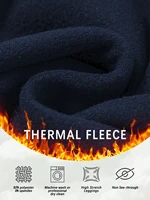 Plus Size Thermal running leggings with fleece interior for women. Low Rise design provides warmth and comfort for winter - Image 5