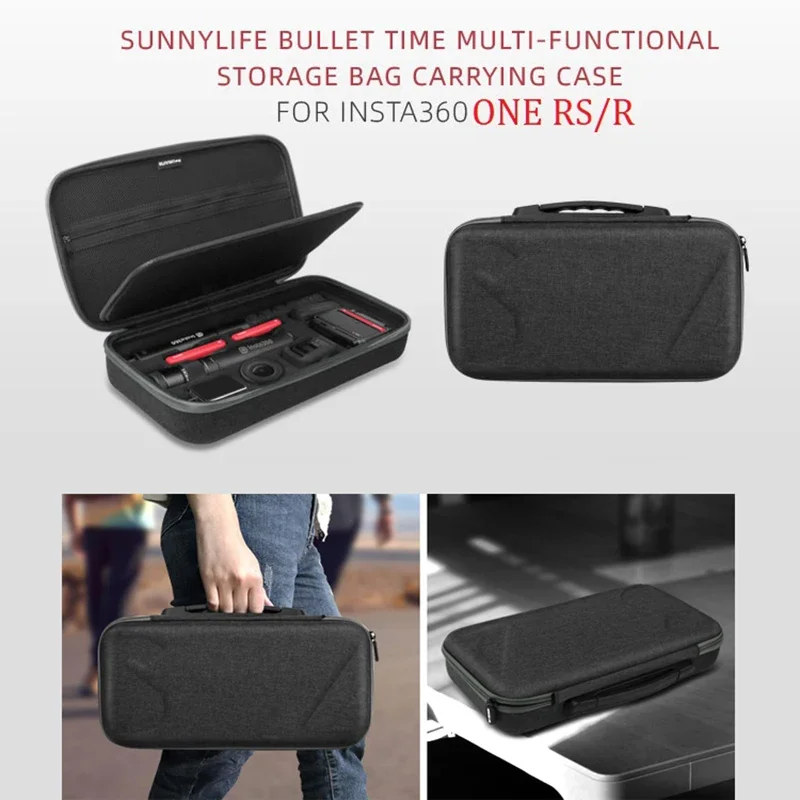 

Storage Case Bag for Insta360 ONE RS / R Carrying Bag Protection Box for Insta360 ONE RS / R Action Camera Accessories