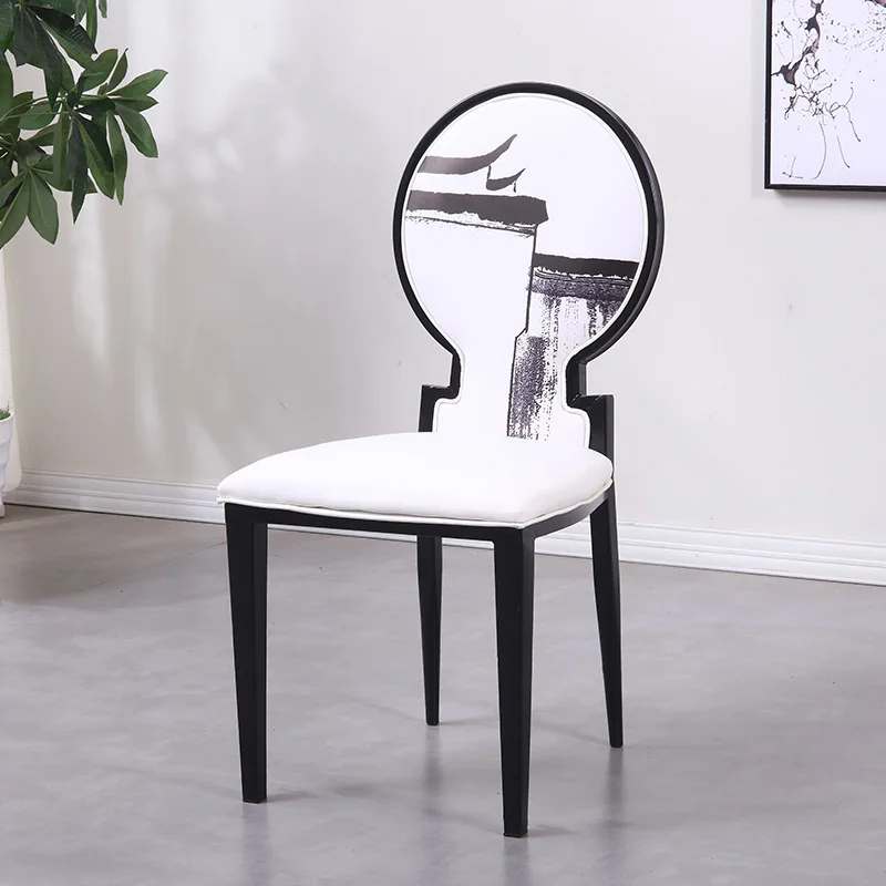 Hotel Adults Restaurant Chairs Home Italian Nordic Salon Chairs Backrest Professional Chaises Salle Manger Library Furniture