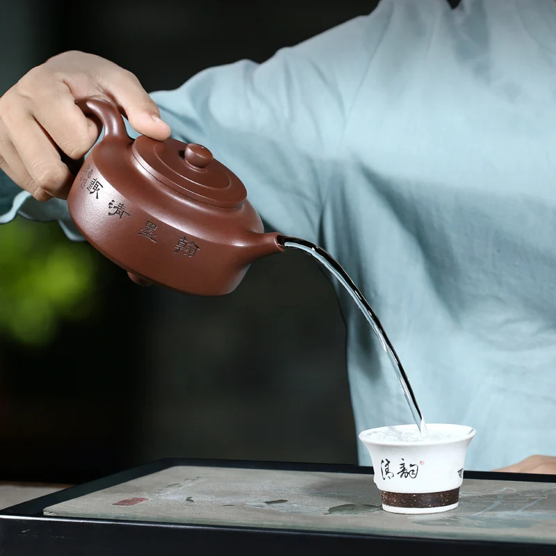 【Tao Yuan】Famous Craftsman Handmade Teapot Set Hanmo Freshh380cc