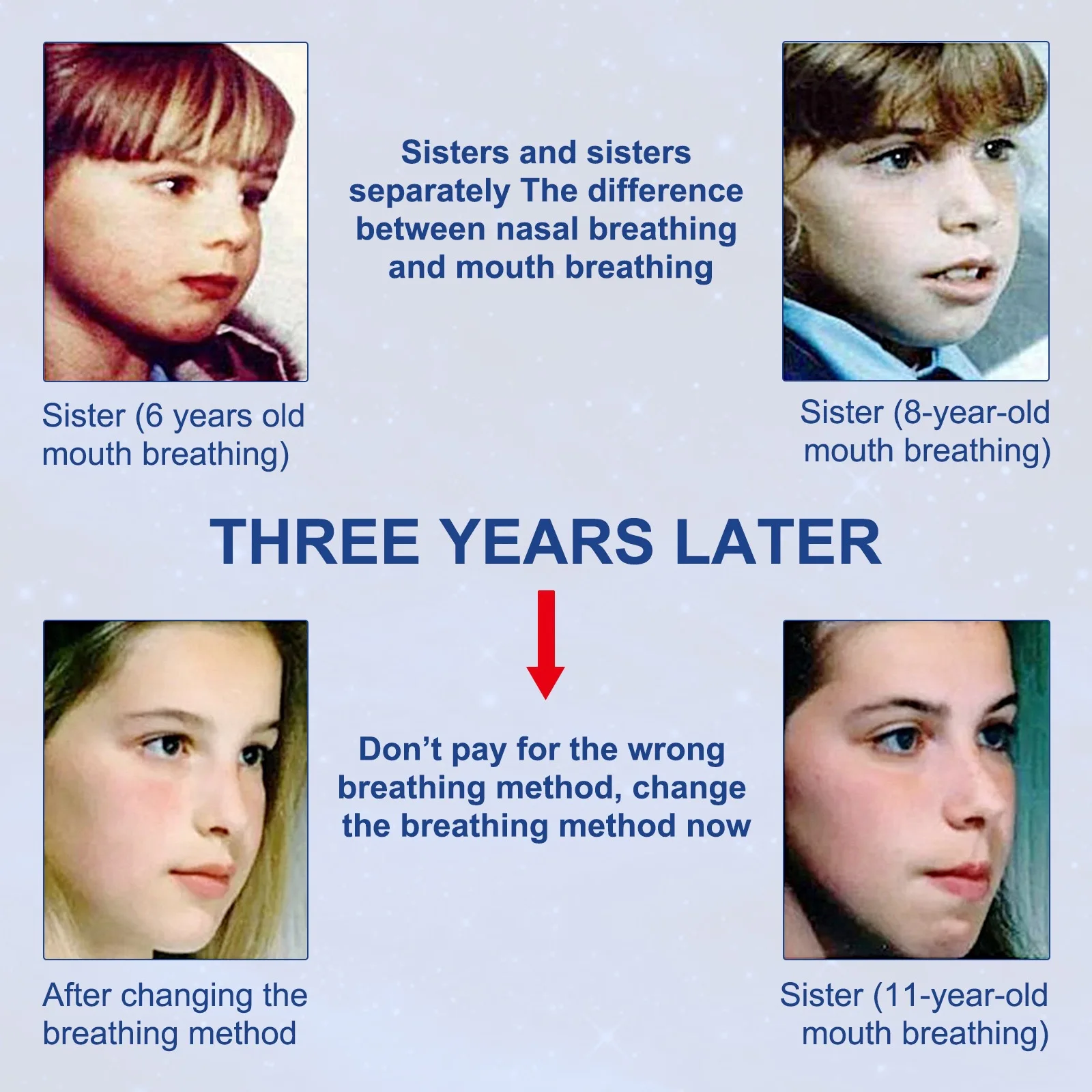 120Pcs Sleeping Mouth Tapes Anti Snore Mouth Strips for Adult Child Right Way To Breathe Reduce Mouth Dryness Tape Better Sleep