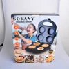 Houselin Egg Pan, Egg Frying Pan with Lid Nonstick 4 Cups Pancake Pan Fried Egg Pan for Breakfast - Black 1