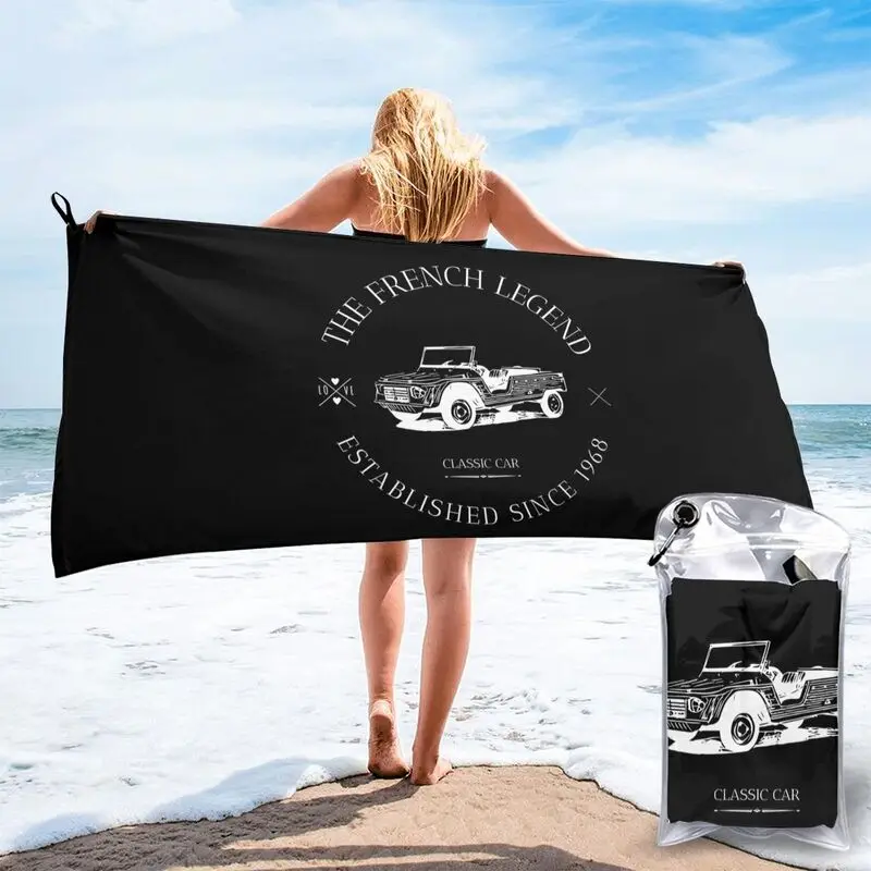 Maglia Tributo Citroen Mehari Auto Mito Anni 70 1 Mehari 1 Asciugamano Ad Asciugatura Rapida Moda Senza Sbiadimento Per Il Bagno