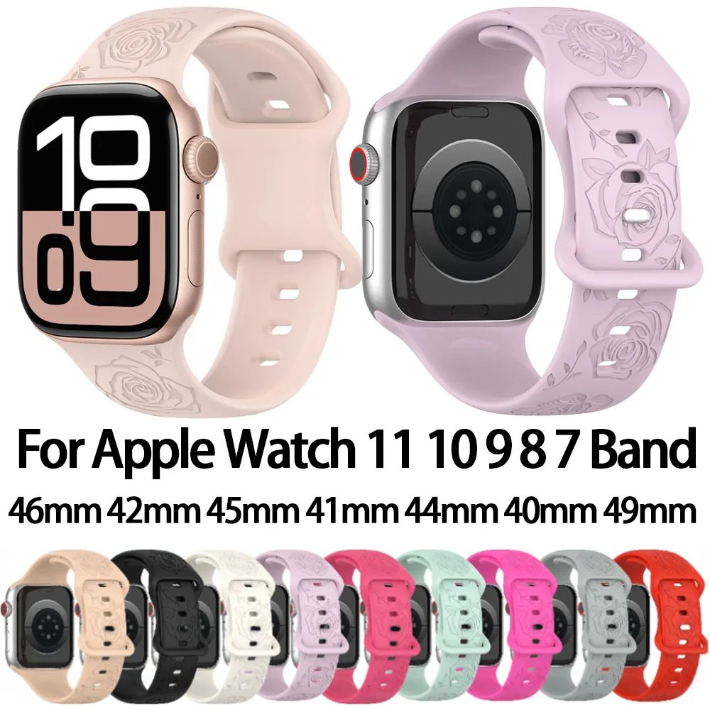 Breathable Soft Silicone Patterned Strap