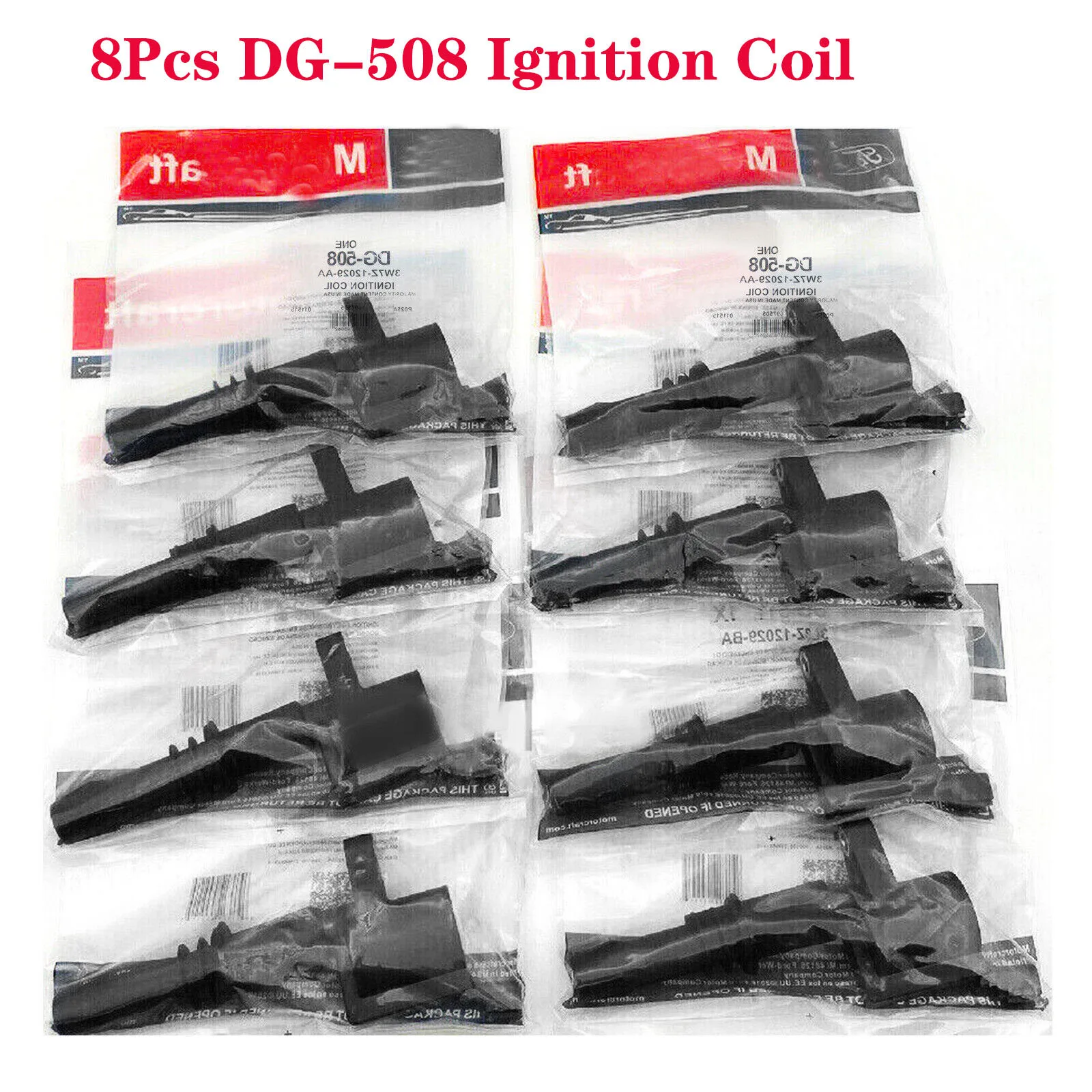 

In Stock 8PCS DG-508 DG508 Fit Motorcraft Ignition Coils For Ford F150 F-250 F-350 E-150 3W7Z-12029-AA 4.6L 5.4L 6.8L