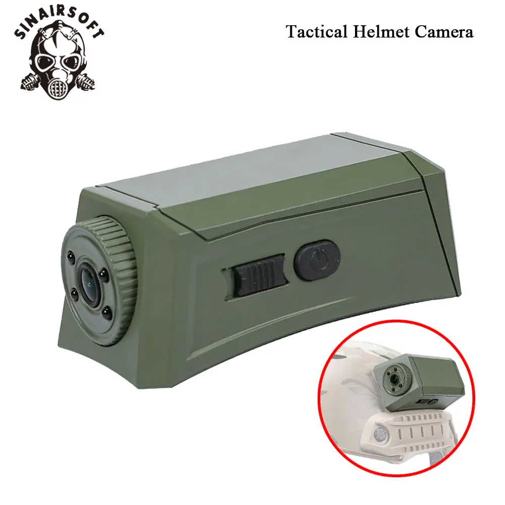 Outdoor Sport Tactical Helmet 1080P Camera Hunting Airsoft CS Wargame Cycling Sports Cosplay Movie props