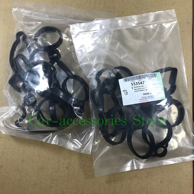10PCS Engine Valve Cover Gasket for Chevrolet Cruze Aveo Aveo5 Sonic Captive Opel Saturn Astra Pontiac G3 55354237 rubber gasket