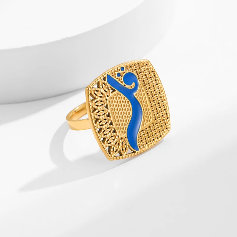 PRISCA | Neue Geometrische Halskette Edelstahl Frauen Trendy Überzogene Gold Schmuck Party Arabischen Heißer Verkauf Großhandel – Detail 18
