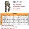 G3 Combat Pants +Pad Elastic Pant Tactical Gear CP Climbing Training Camo Outdoor Tactic Pants Airsoft Cargo Casual Work Trouser 2