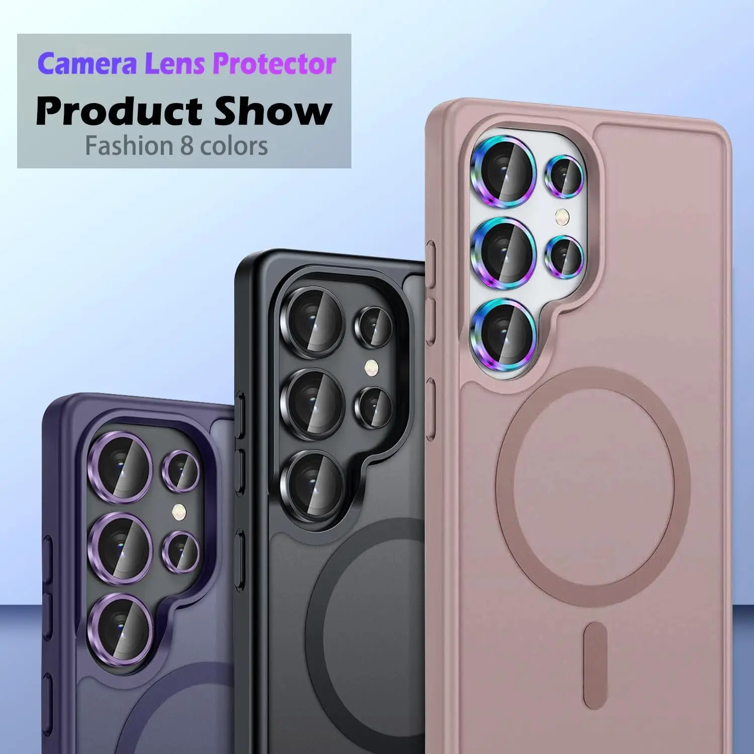Premium Scratch-Resistant Phone Camera Lens Protectors - Individual Set