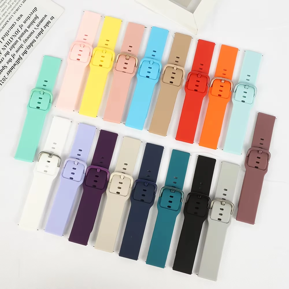 Premium Silicone Sport Watch Strap - Versatile Fit