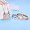 1 Set Beautiful Unisex Heart Bracelet Key Charm Choker Set Non-fading Bracelet Choker Set Bright Luster for Dating 6
