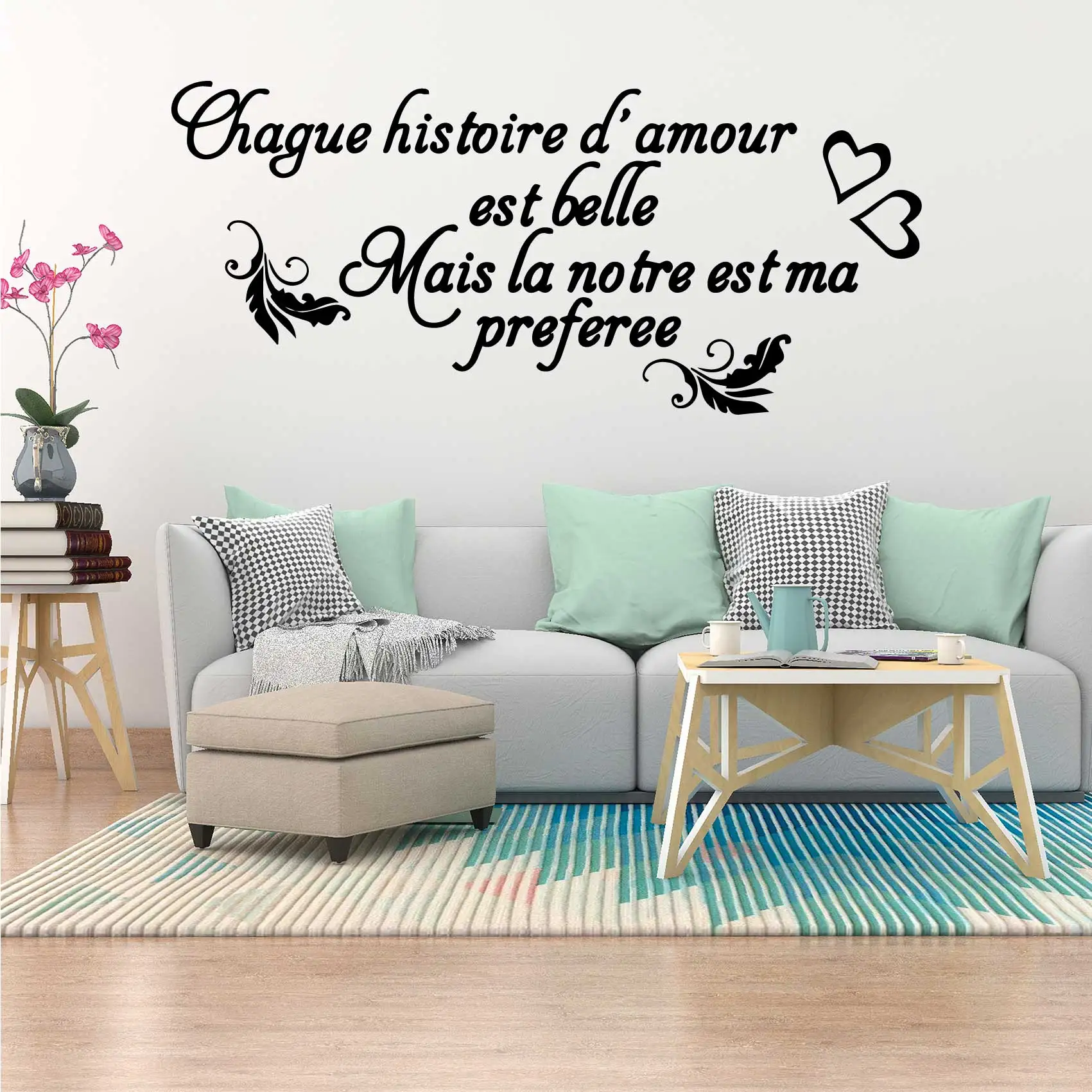 Sticker Mural Chrétien - JÉSUS Est Le Nom Au-dessus De Tout Nom, Décoration Inspiration Bureau Ou Maison