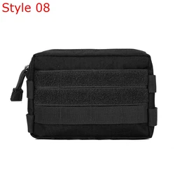 Tactical Gear Waist Bag for Men - Versatile Pouch for Outdoor Activities (Style 08-black)