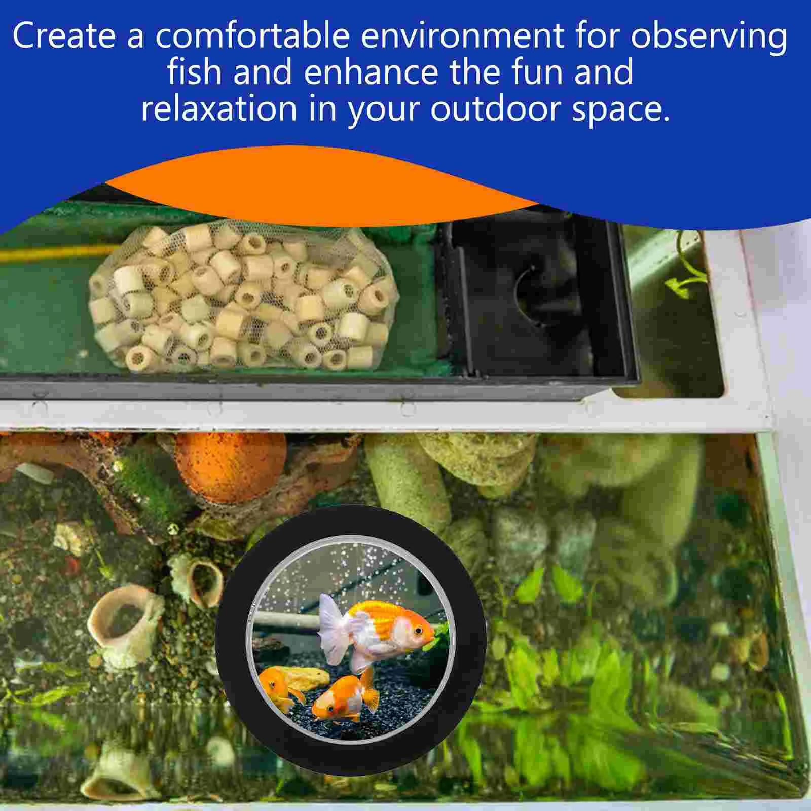 Floating Fish Pond Dome Cover Acrylic Display Garden Pond Accessory Outdoor Cover Small Dome Fish Fountains pond dome cover