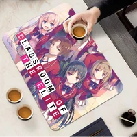 New Anime Classroom Of The Elite Quick Drying Dish Mat Printed Kitchen Tableware Coffee Draining Dinnerware Cup Bottle Placemat 2