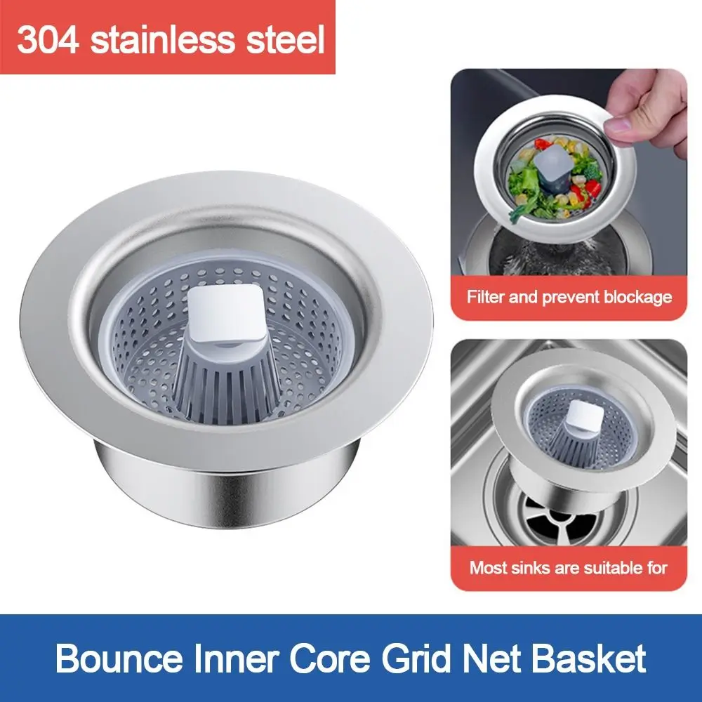 

Сетка для слива кухонной раковины, фильтр с защитой от засора в полу, для удаления морщин, приспособление для улавливания еды
