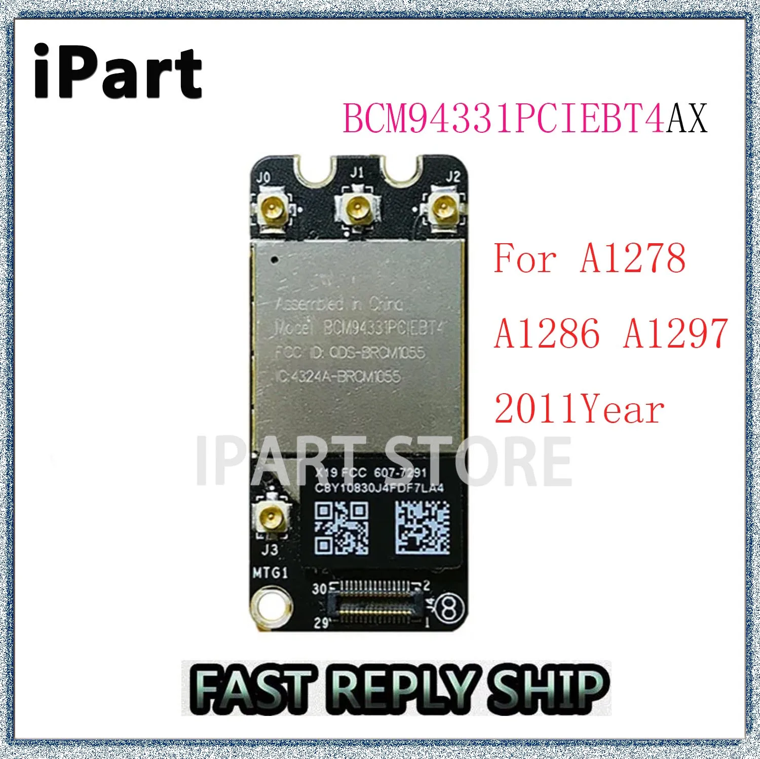 Wifi Airport Card Muslimper Macbook Pro A1278 A1286 A1297 Bluetooth 3.0 Testato Buono