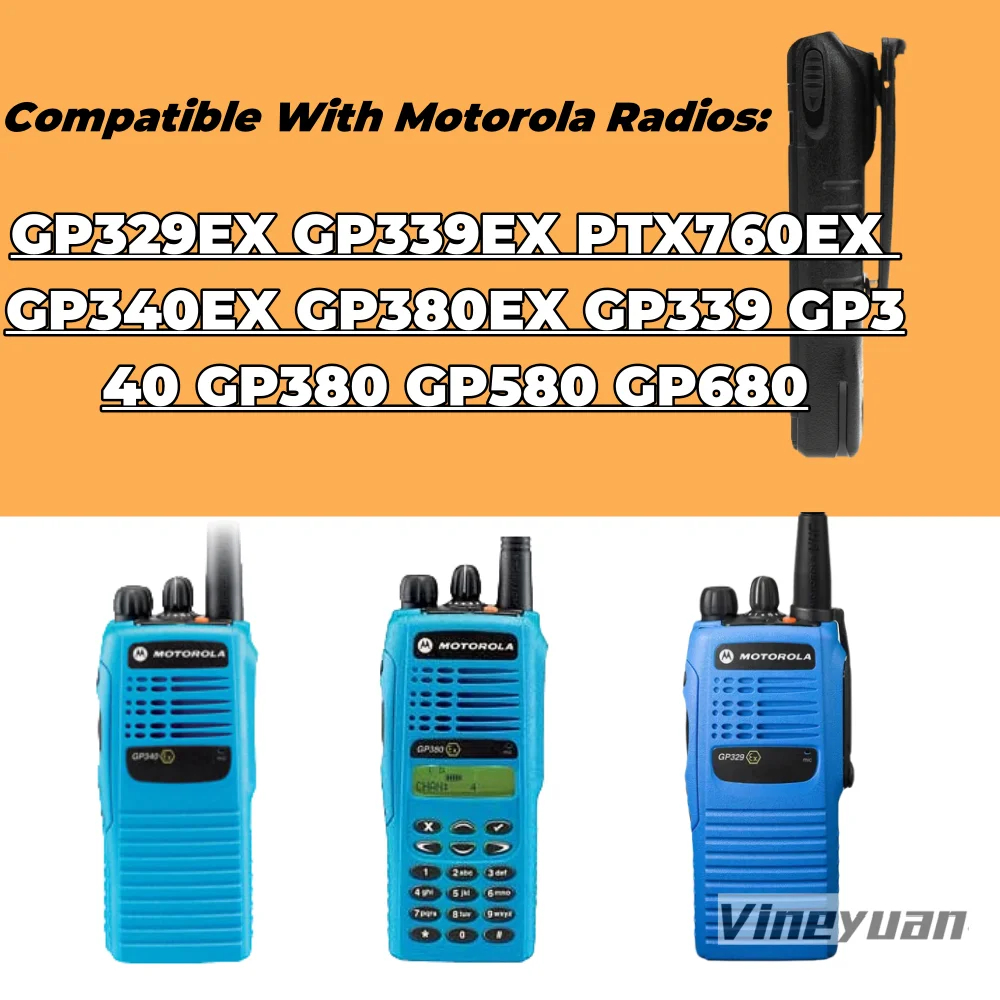 NNTN5510DR 2200mAh ATEX Li-ion Battery Compatible with Motorola GP329EX GP339EX PTX760EX GP340 GP380 GP580 GP680 Two Way Radios
