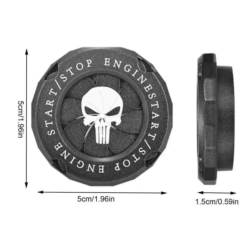 Car Engine Start Button Cover Car One-Touch Rotary Start Button Cover
