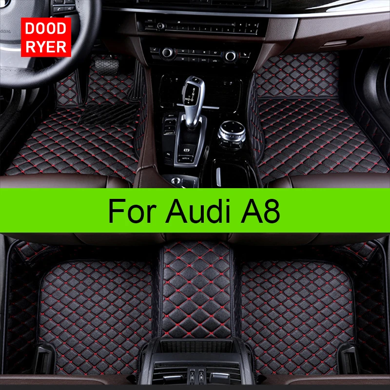 DOODRYER Car Floor Mats For Audi A8 A8L Foot Coche Accessories Auto