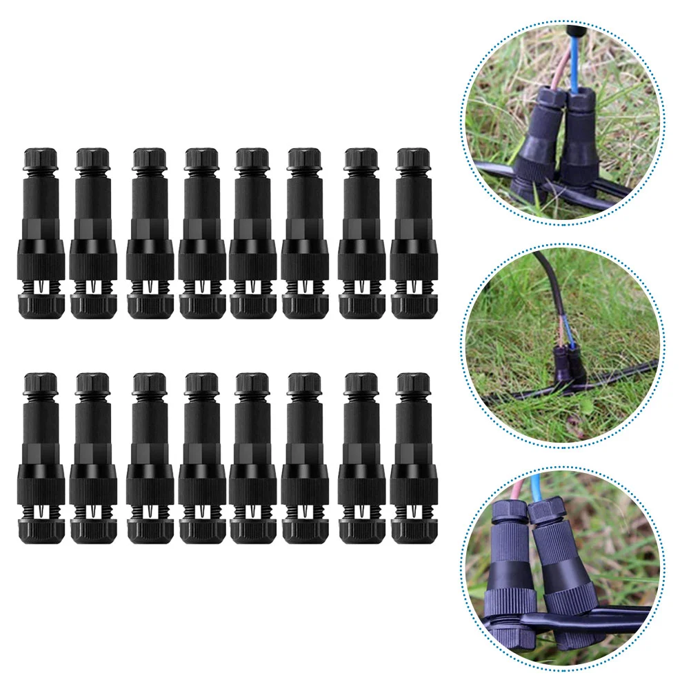 

16 Pcs Cable Wire Connectors Landscape Electrical Low Voltage Outdoor Lighting Garden