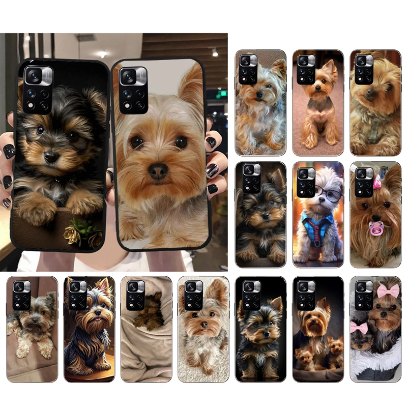 

Phone Case For Xiaomi Redmi Note 12 Pro 11S 11 10 Pro 10S Note 12R 12S 12 ProPlus Redmi 10 9C 12 Yorkshire Terrier Puppies Dog