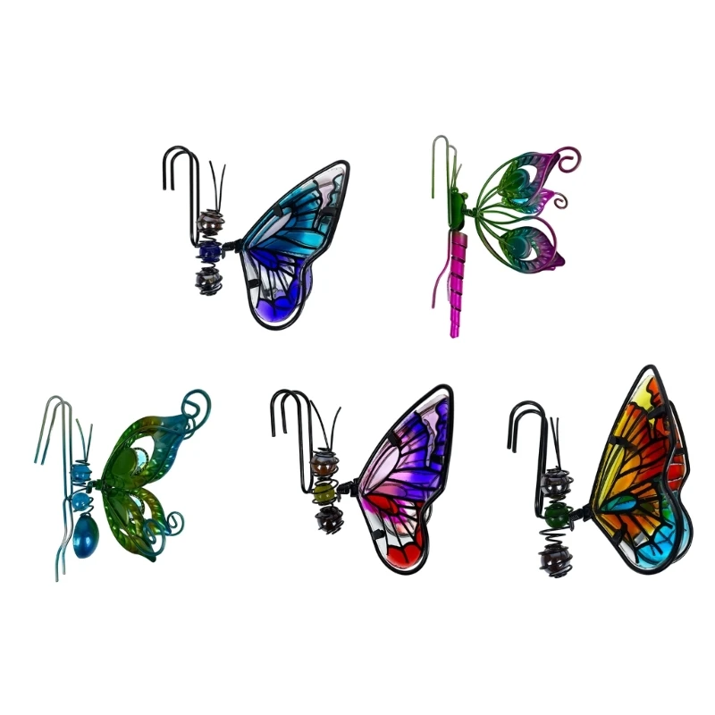 

Metal Butterflies Wall Hanging Planter Decorative Flower Pots Indoor Outdoor Wall Dropship