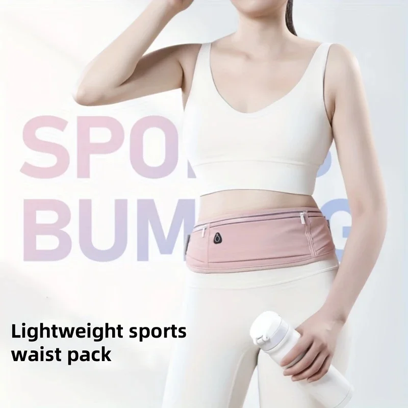 Waterproof Sports Fanny Pack Large Capacity Unisex Outdoor Running Cycling Multifunctional Waist Phone Bag Breathable Anti-slip