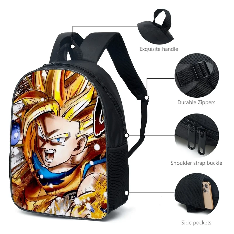 Dragon Ball Son Goku Backpack Anime Cartoon College Student School