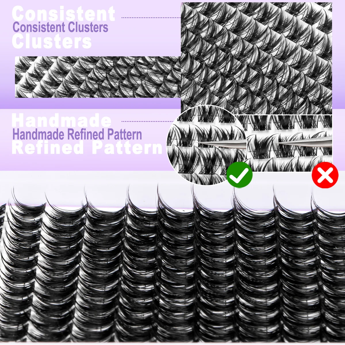 Natural DIY Lash Extension Kit Individual Lashes Mix Length