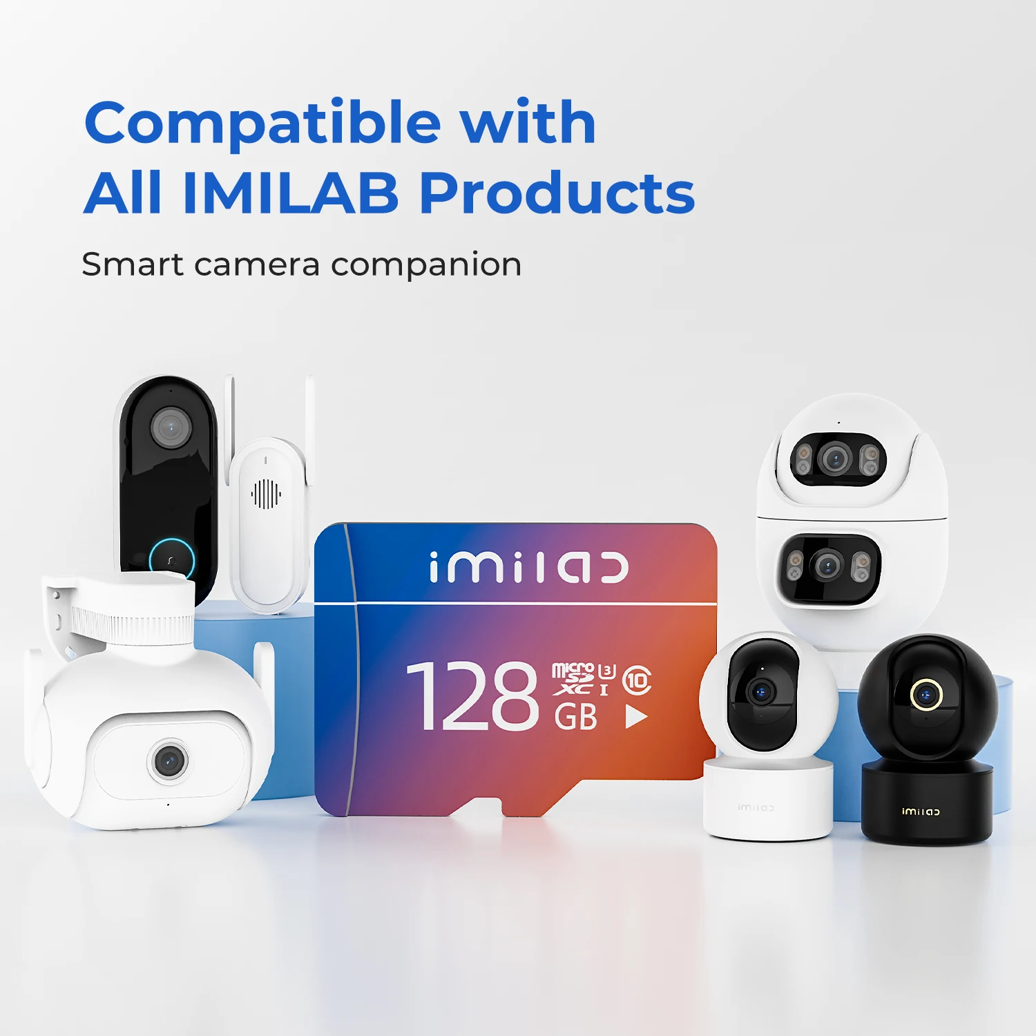IMILAB Micro SD Card 32G 64G 128G Video Surveillance Memory Card for Camera 3