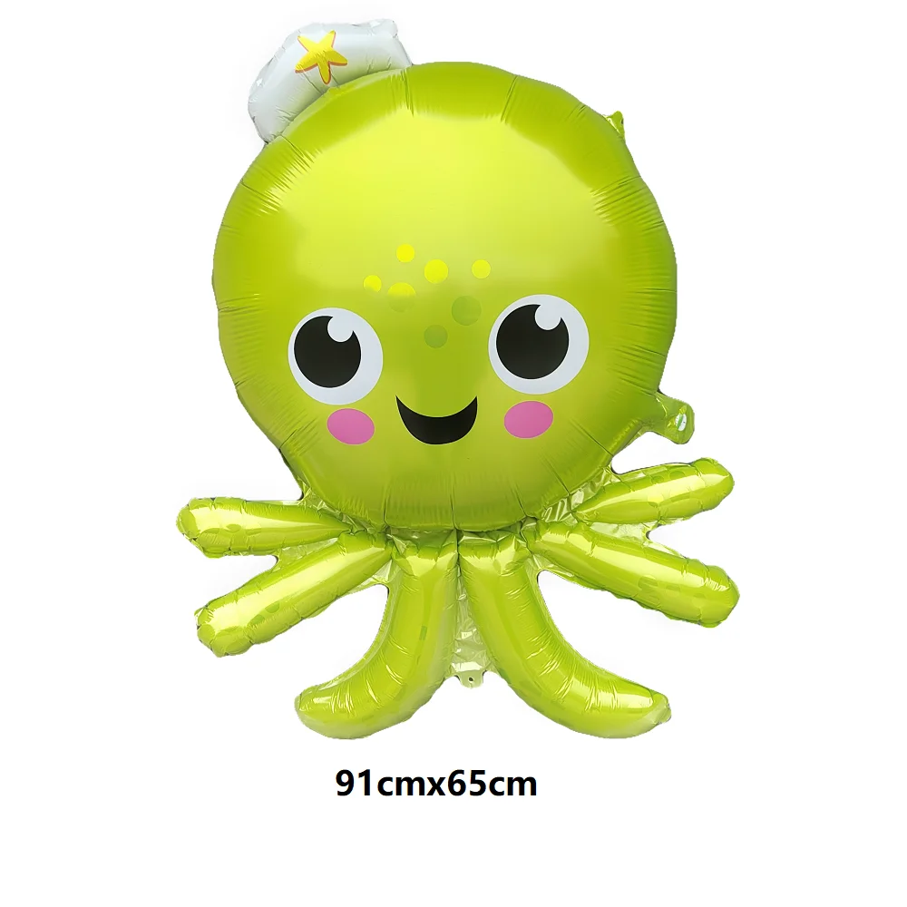 Große meeres tiere Folien ballons Hai Fisch Helium Luft Globos Baby party Geburtstags feier Hochzeits dekorationen Ozean Thema Ballons – Detail 8