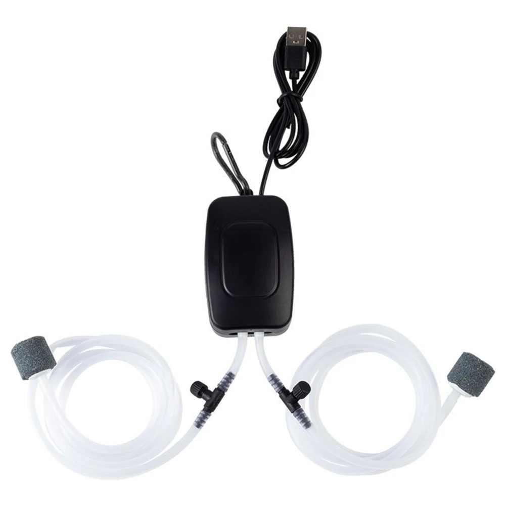 Aquarium Air Pump USB Powered Oxygen Aerator Fish Tank Accessories Air Pump Fish Adjustable Valve Quiet Bubble fish tank oxygen pump aquarium air pump aquarium air pump accessories aquarium accessories