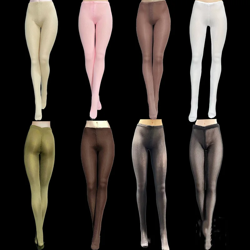 

1/6 Scale Solid Tights Stretch Ankle Length Leggings Slim Seamless Yoga Fitness Female Pants for 12inch Action Figure Body Model