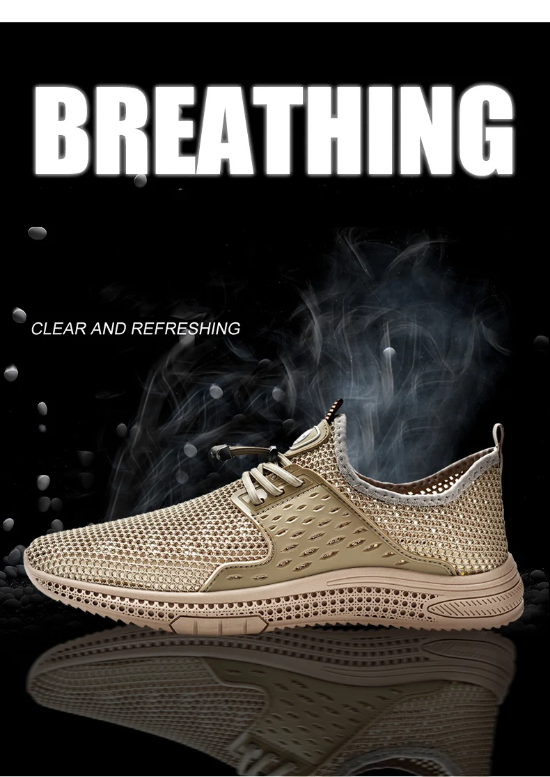 Zapatillas deportivas Clohoo para hombre, negras y transpirables